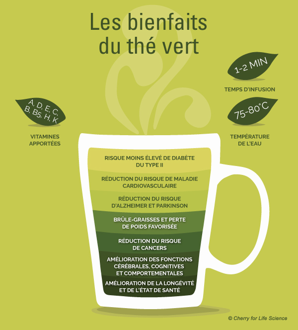 Bienfaits du thé vert